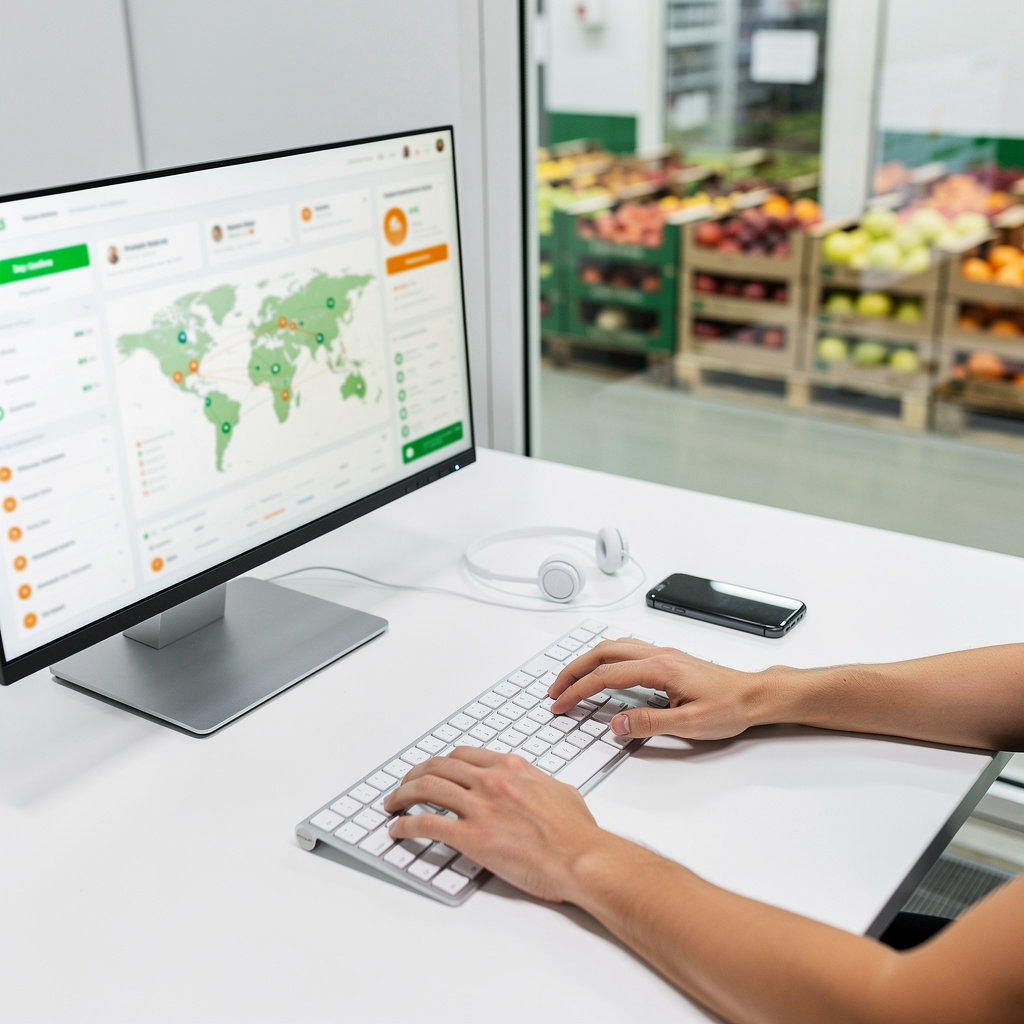 Angie Fruits professional logistics team providing fruit wholesale and cold chain services in Singapore